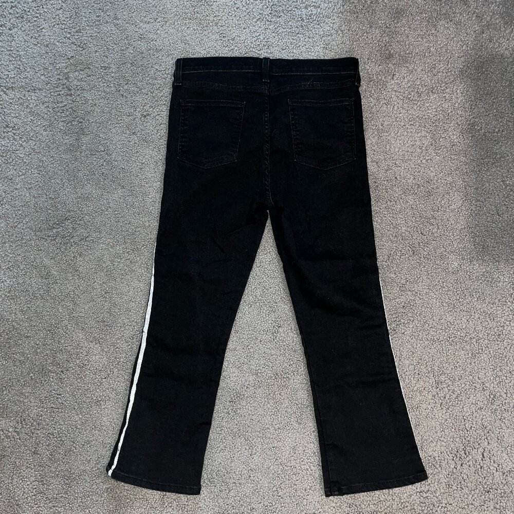 Veronica Beard Carolyn 10" Baby Boot Black & Silv… - image 4